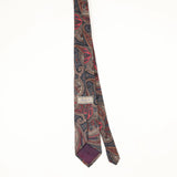 Back Back of Vintage 1990's Paisley Patterned Tie