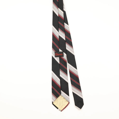 Back of Vintage 1980's Charvet Striped Patterned Tie