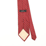 Back Detail of Vintage 1990's Geometric Patterned Tie