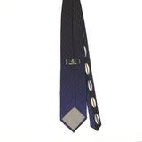 Back of Vintage 1990's Geometric Patterned Tie