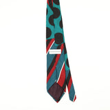 Back Back of Vintage 1990's Geometric Patterned Tie
