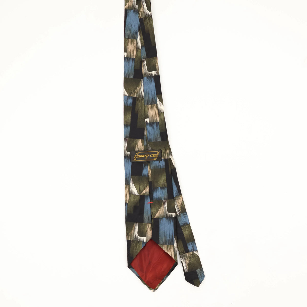 Back Back of Vintage 1990's Abstract Patterned Tie
