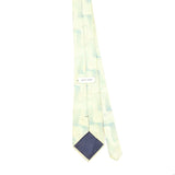 Back Back of Vintage 1990's Pierre Cardin Waves Abstract Patterned Tie