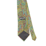 Back Detail of Vintage 1980's Pierre Cardin Paisley Patterned Tie