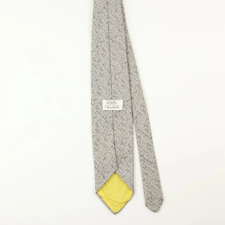 Back of Vintage Damon Union Made Geometric Patterned Tie