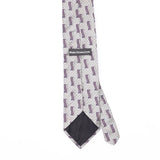 Back Back Detail of Vintage 1990's Geometric Patterned Tie