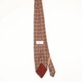 Back Back of Vintage 1990's Valentino Geometric Patterned Tie