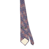 Back Back of Vintage 1990's Christian Dior Paisley Patterned Tie