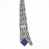 Back Back of Vintage Geometric Patterned Tie