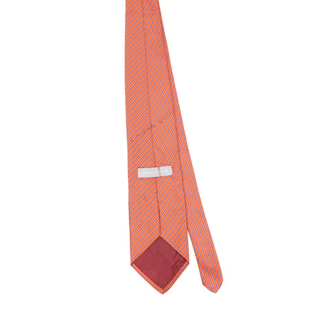 Back Back of Vintage 1990's Geoffrey Beene Geometric Patterned Tie