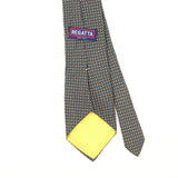 Back Detail of Vintage 1980's Geometric Patterned Tie