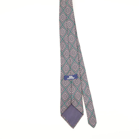 Back of Vintage 1990's Stafford Geometric Patterned Tie