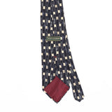 Back Back Detail of Vintage 1990's Croft & Barrow Geometric Patterned Tie