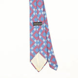 Back Back Detail of Vintage 1980's Wembley Geometric Patterned Tie