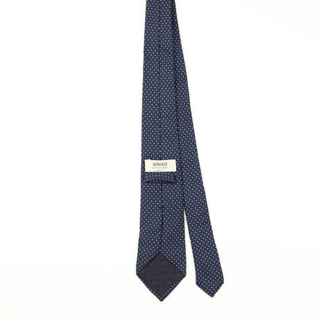 Back of Vintage Giorgio Armani Polka Dot Patterned Tie