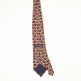 Back Back of Vintage 1990's Nautica Paisley Patterned Tie