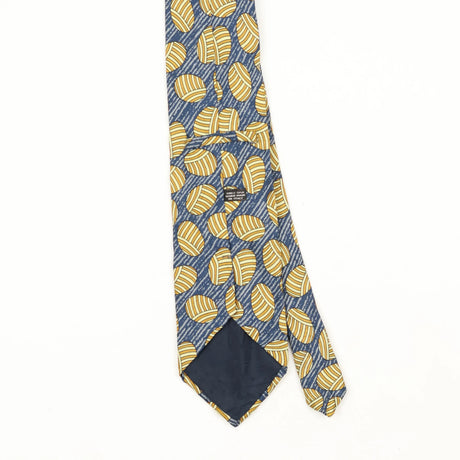Back Back Detail of Vintage 1990's Geometric Patterned Tie