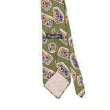 Back Detail of Vintage 1990's Christian Dior Geometric Patterned Tie
