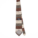 Back Back of Vintage Haggar Geometric Patterned Tie