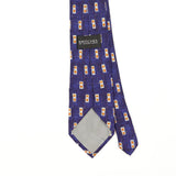 Back Back Detail of Vintage 1990's Geometric Patterned Tie
