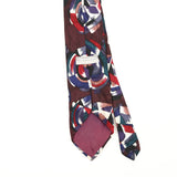 Back Back Detail of Vintage 1990's Abstract Patterned Tie