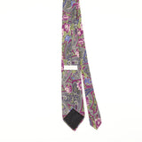 Back of Vintage 1980's Floral Patterned Tie