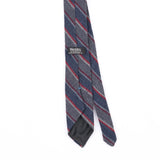 Back Back Detail of Vintage 1990's Wembley Striped Patterned Tie