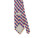 Back Detail of Vintage 1990's Robert Talbott Check Patterned Tie