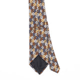 Back Back Detail of Vintage 1990's Circles Geometric Patterned Tie