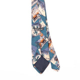 Back Back Detail of Vintage 1990's Postcard Abstract Patterned Tie