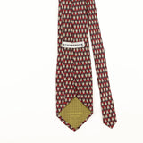 Back Detail of Vintage 2000's Stonehenge Geometric Patterned Tie