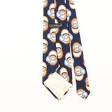Back Detail of Vintage 1980's Sears Geometric Patterned Tie