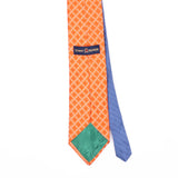 Back Back Detail of Vintage 1990's Tommy Hilfiger Check Patterned Tie