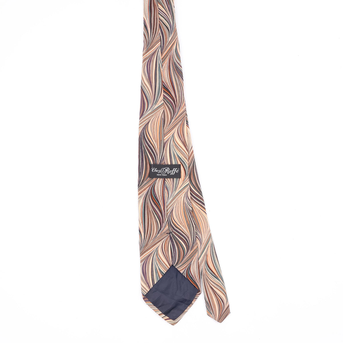 Back Back of Vintage 1990's Abstract Patterned Tie