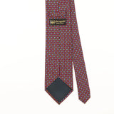 Back Detail of Vintage 1990's Gino Rossini Geometric Patterned Tie