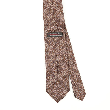 Back Back Detail of Vintage 1990's Jos. A. Bank Geometric Patterned Tie
