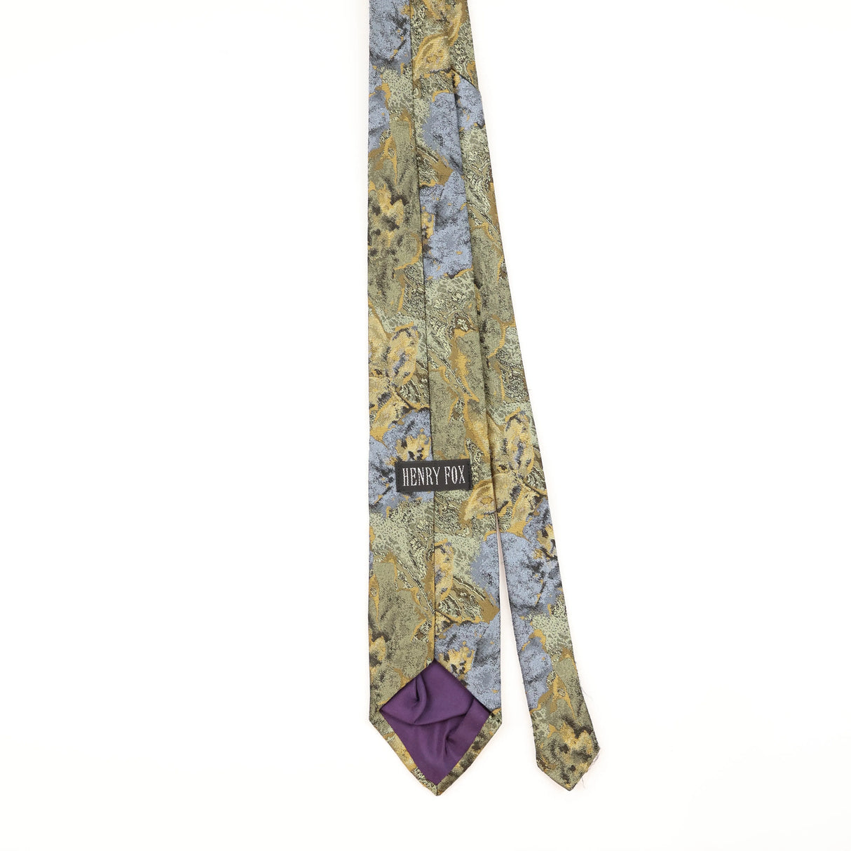 Back of Vintage 1990's Abstract Patterned Tie