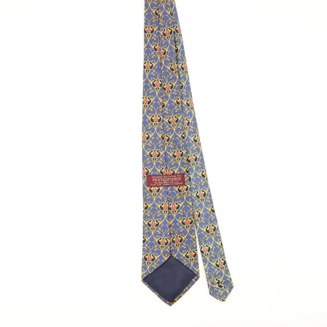 Back of Vintage 1990's Geometric Patterned Tie