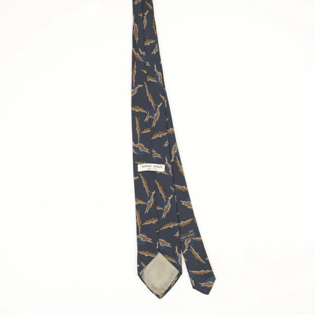 Back Back of Vintage 1990's Giorgio Armani Abstract Patterned Tie