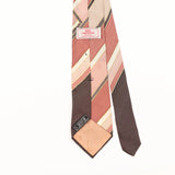 Back Detail of Vintage 1990's Ted Lapidus Striped Patterned Tie