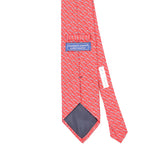 Back Back Detail of Vintage 1990's Vineyard Vines Geometric Patterned Tie