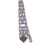 Back Back of Vintage Bill Blass Geometric Patterned Tie