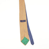 Back Back of Vintage 1990's Tommy Hilfiger Hoops Geometric Patterned Tie