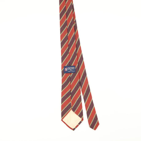Back of Vintage 1980's Austin Reed Striped Patterned Tie