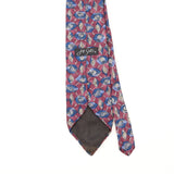 Back Detail of Vintage 1990's Geometric Patterned Tie
