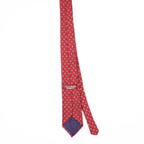 Back Back of Vintage 1980's Jos. A. Bank Diamond Foulard Geometric Patterned Tie