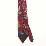 Back Back Detail of Vintage 1990's Abstract Patterned Tie