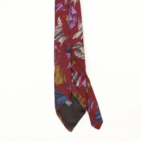 Back Back Detail of Vintage 1990's Abstract Patterned Tie