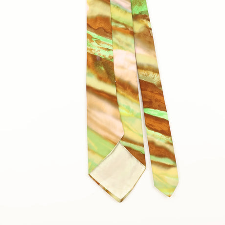 Back Detail of Vintage 1990's Abstract Patterned Tie