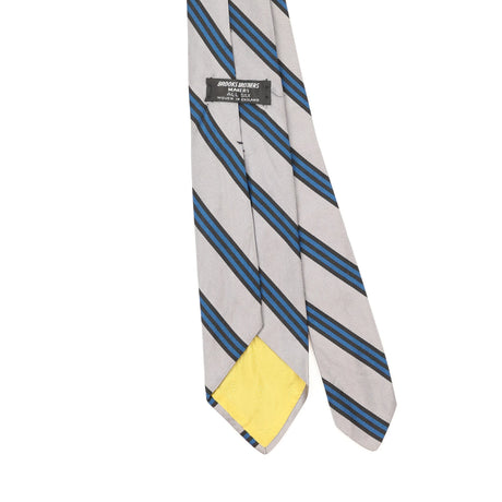 Back Back Detail of Vintage 1990's Brooks Brothers Striped Patterned Tie
